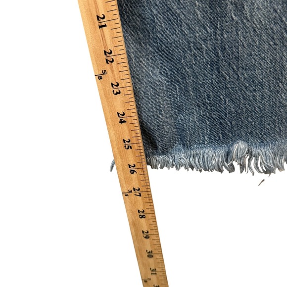 Madewell The Perfect Vintage Jean Women's Size 30 Light Wash Denim Frayed Hem - Picture 7 of 7